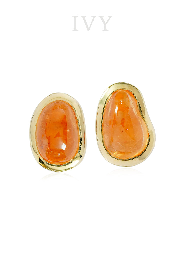Clinohumite Earrings