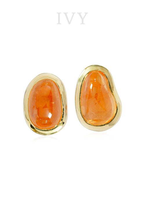 Clinohumite Earrings