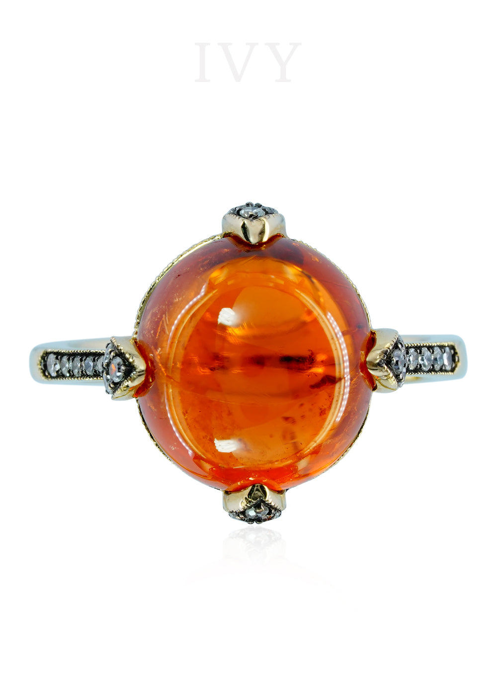 Mandarin Fireball Ring