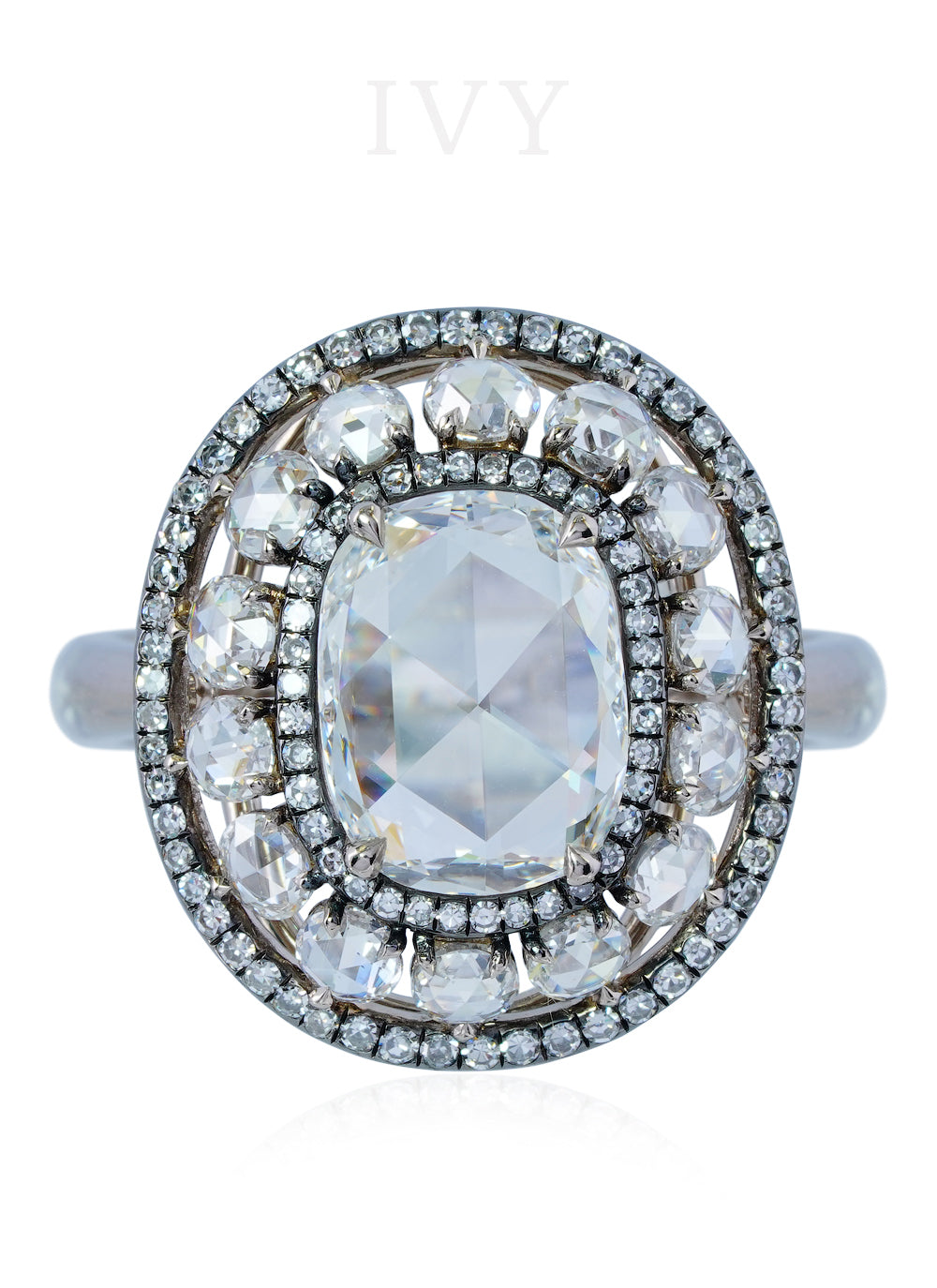 Rose-cut Diamond Ring