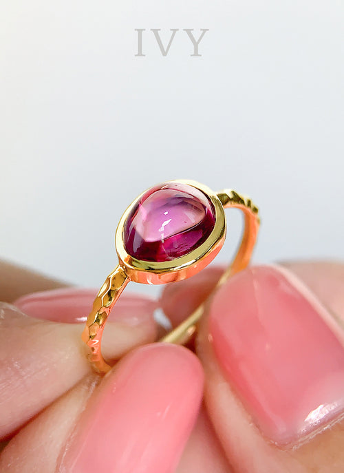 Rhodolite Ring