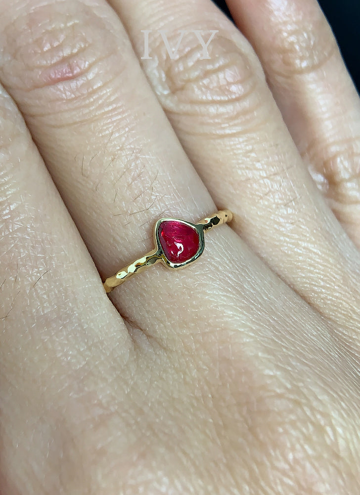 Red Spinel Ring
