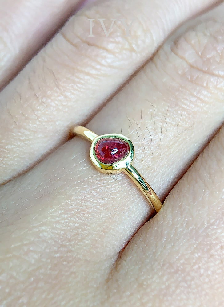 Red Spinel Ring
