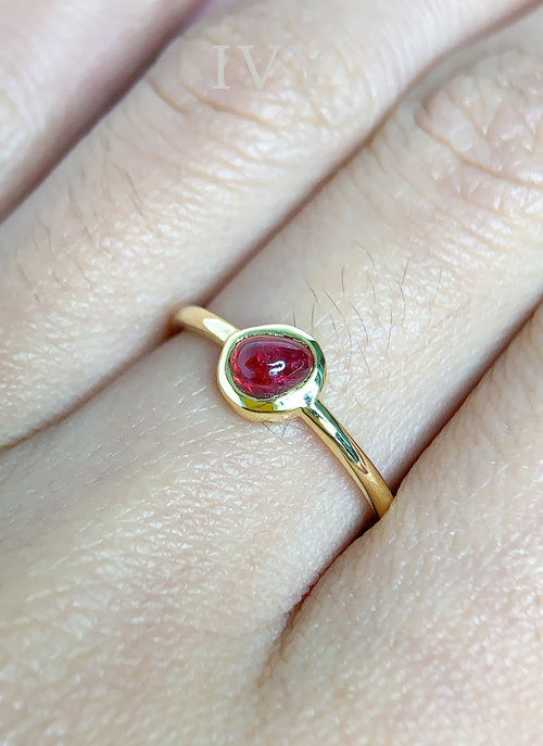 Red Spinel Ring