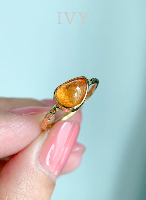 Mandarin Garnet Ring