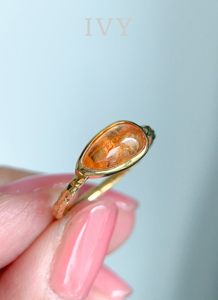 Mandarin Garnet Ring