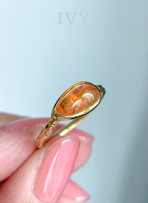 Mandarin Garnet Ring