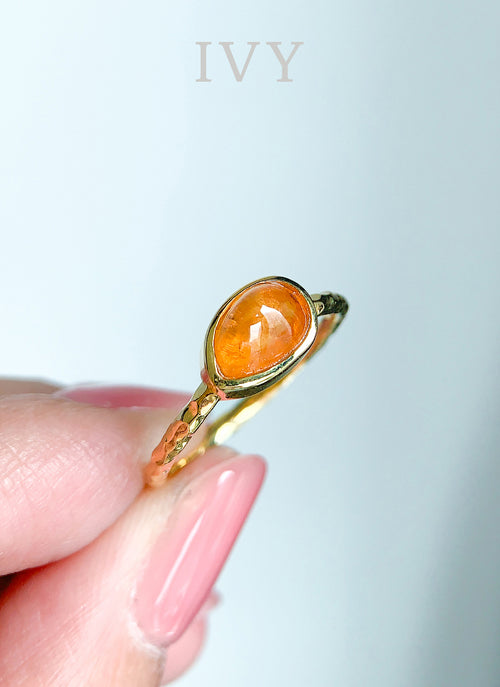 Mandarin Garnet Ring