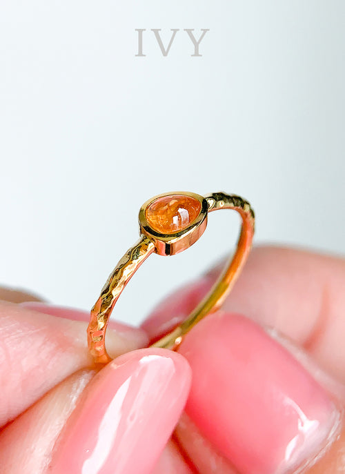 Mandarin Garnet Ring