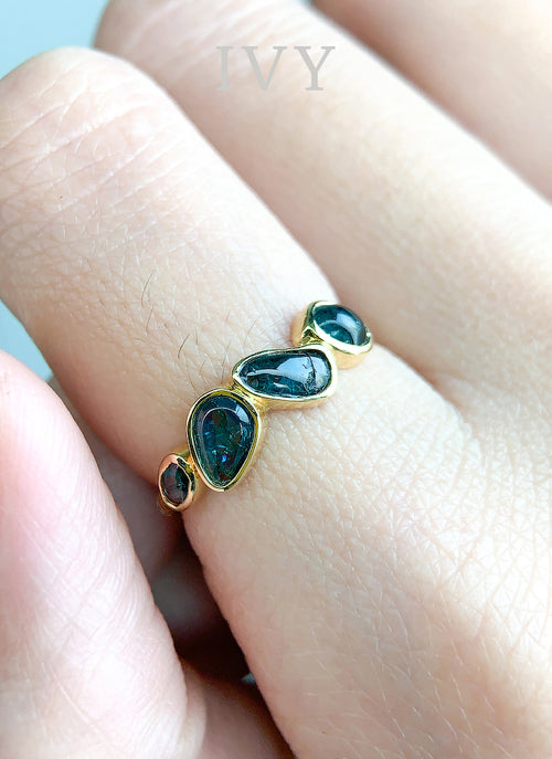 Color Change Garnet Ring