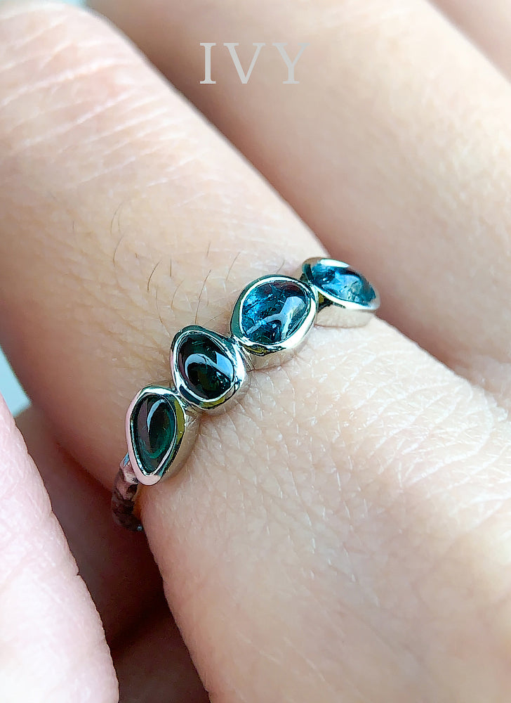 Color Change Garnet Ring