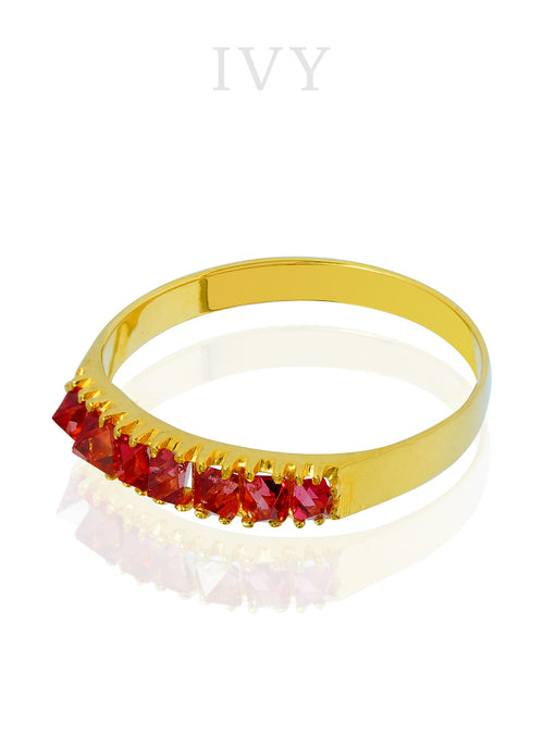 Red Spinel Ring
