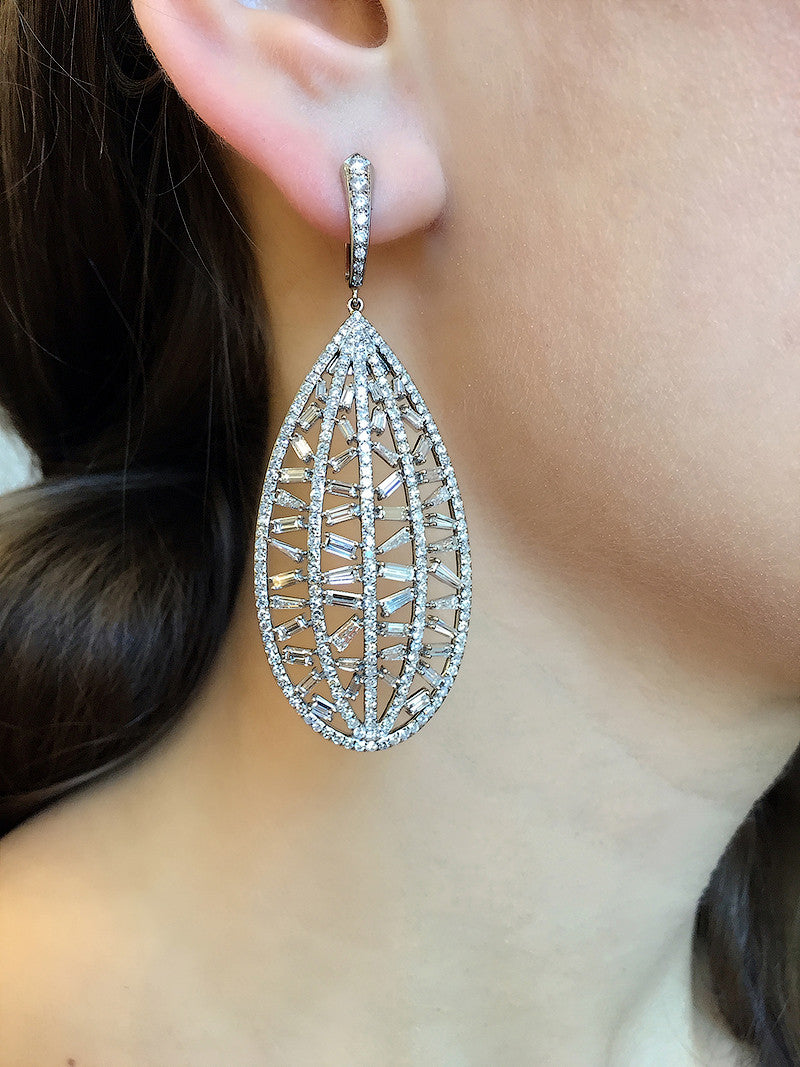 Diamond Stitched Earrings