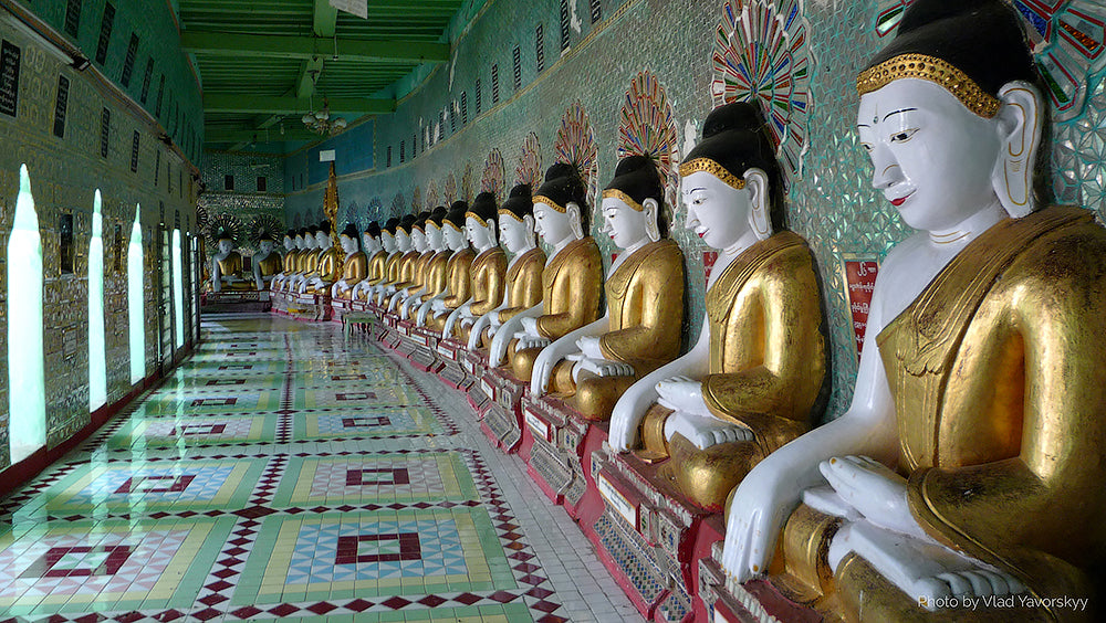 Buddhist temple in Sagaing Burma