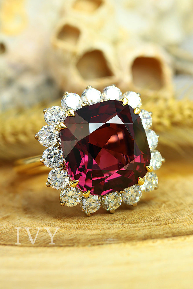 Gold Garnet Stone Ring & Band Designs for Men & Women Online in India |  Candere by Kalyan Jewellers