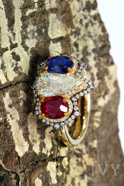 colored stone engagement rings