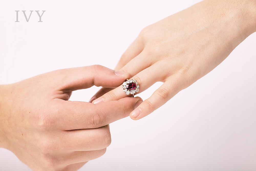 Buy red spinel ring